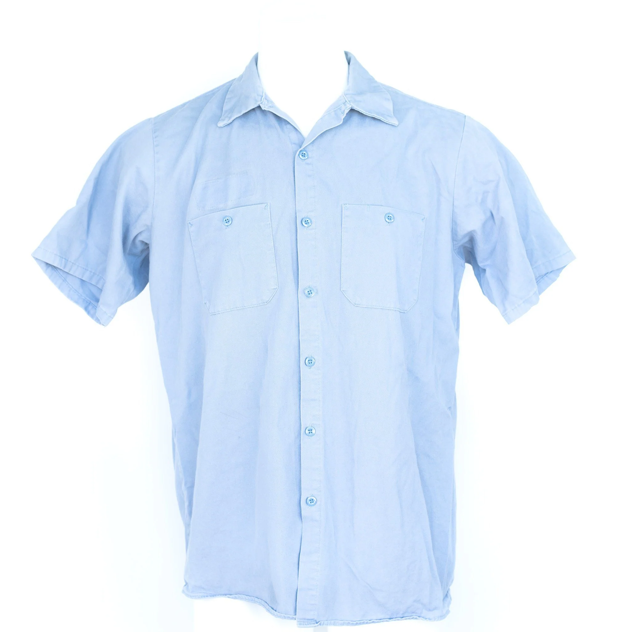 Used 100% Cotton Standard Work Shirt - Short Sleeve - Image 4