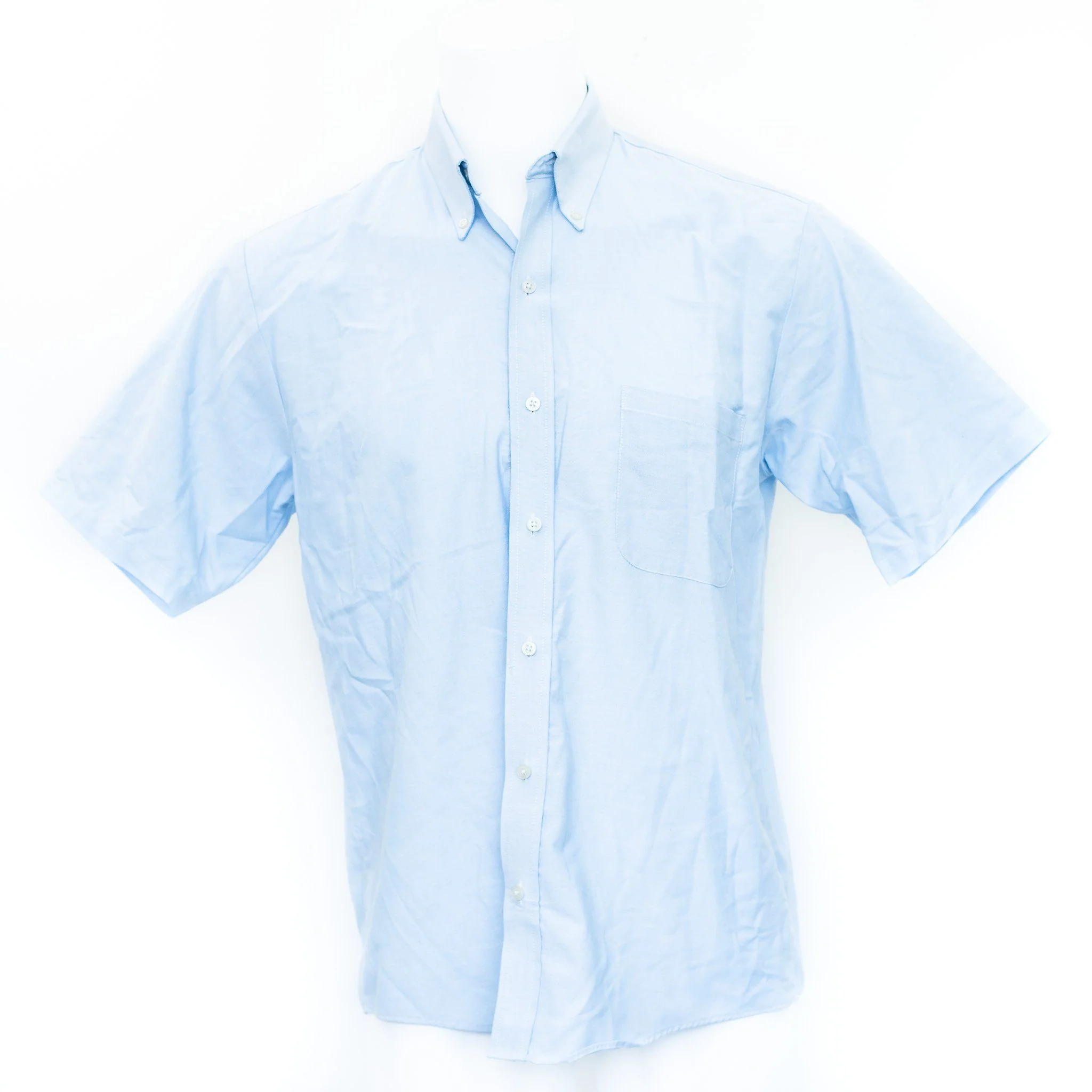 Used Oxford Work Shirt - Short Sleeve - Image 4