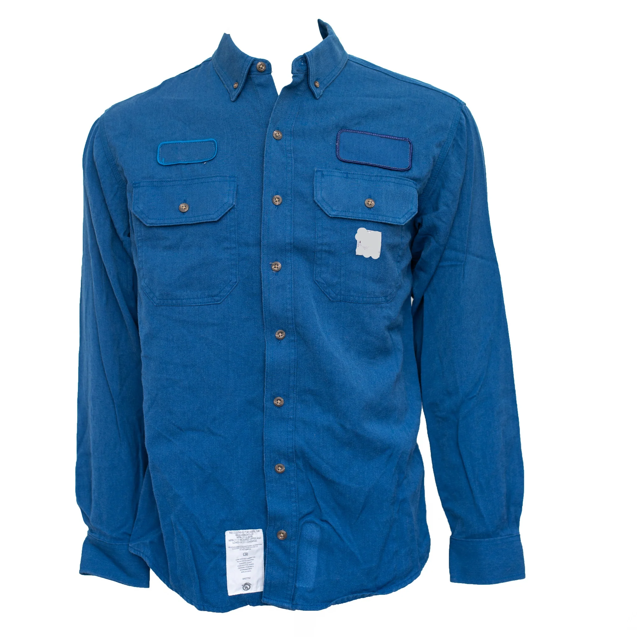 Used Brand Name Flame Resistant Work Shirt - Long Sleeve - Image 4