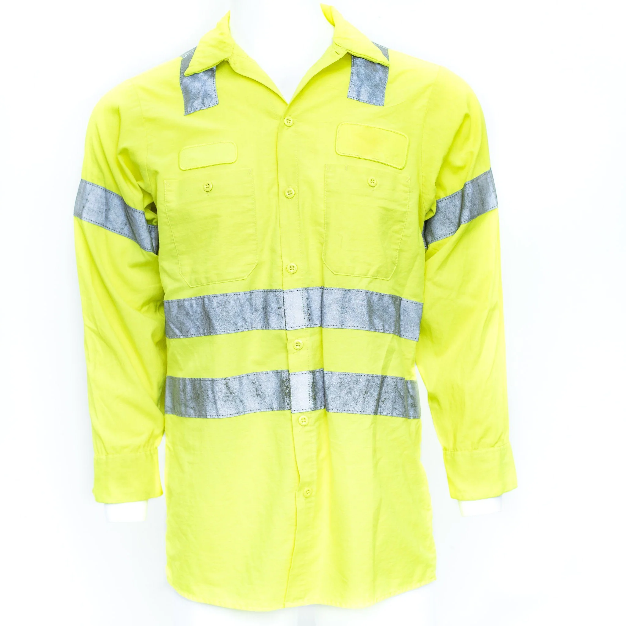 Used Hi-Visibility Work Shirt - Long Sleeve - Image 3