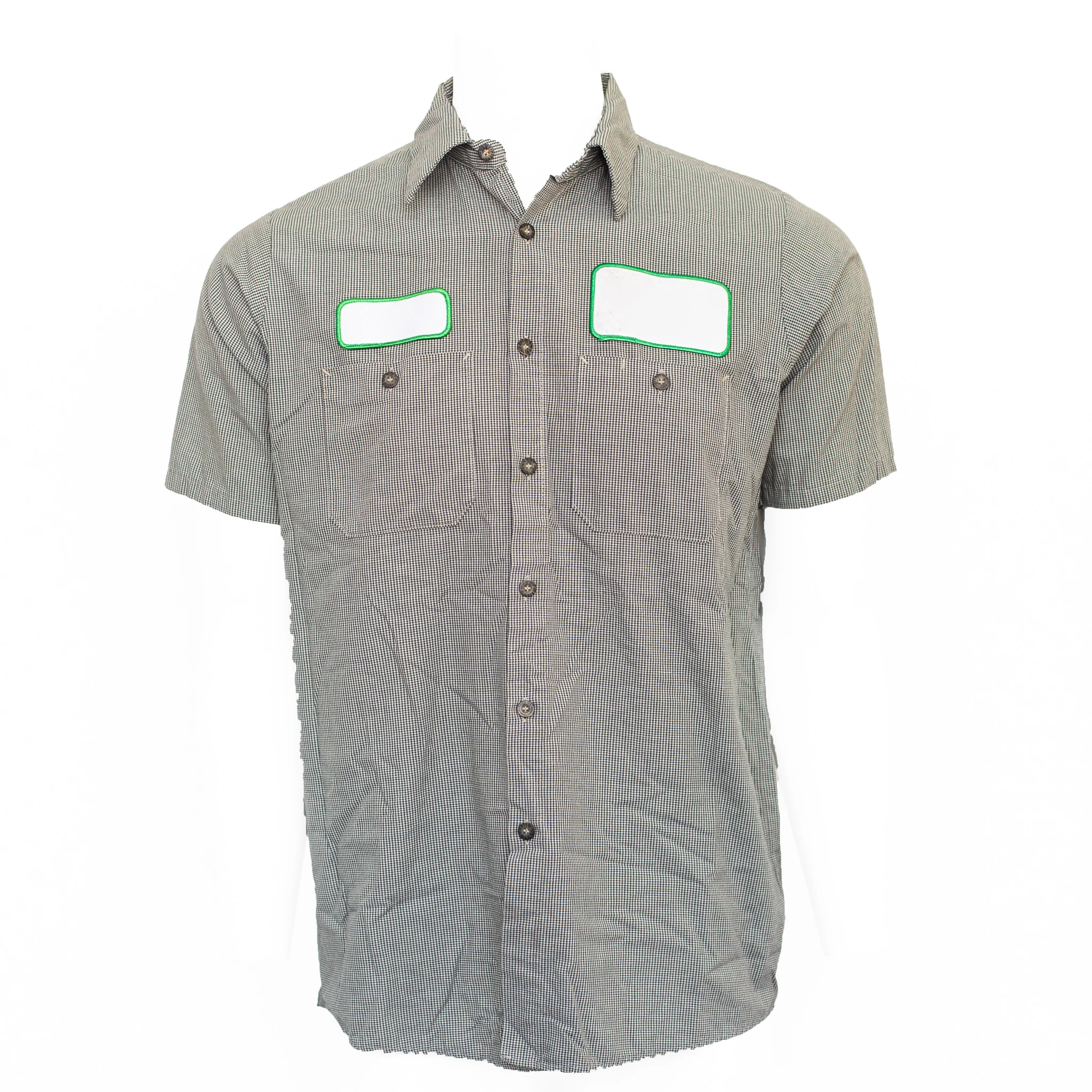 Used Standard MicroCheck Work Shirt - Short Sleeve - Image 7