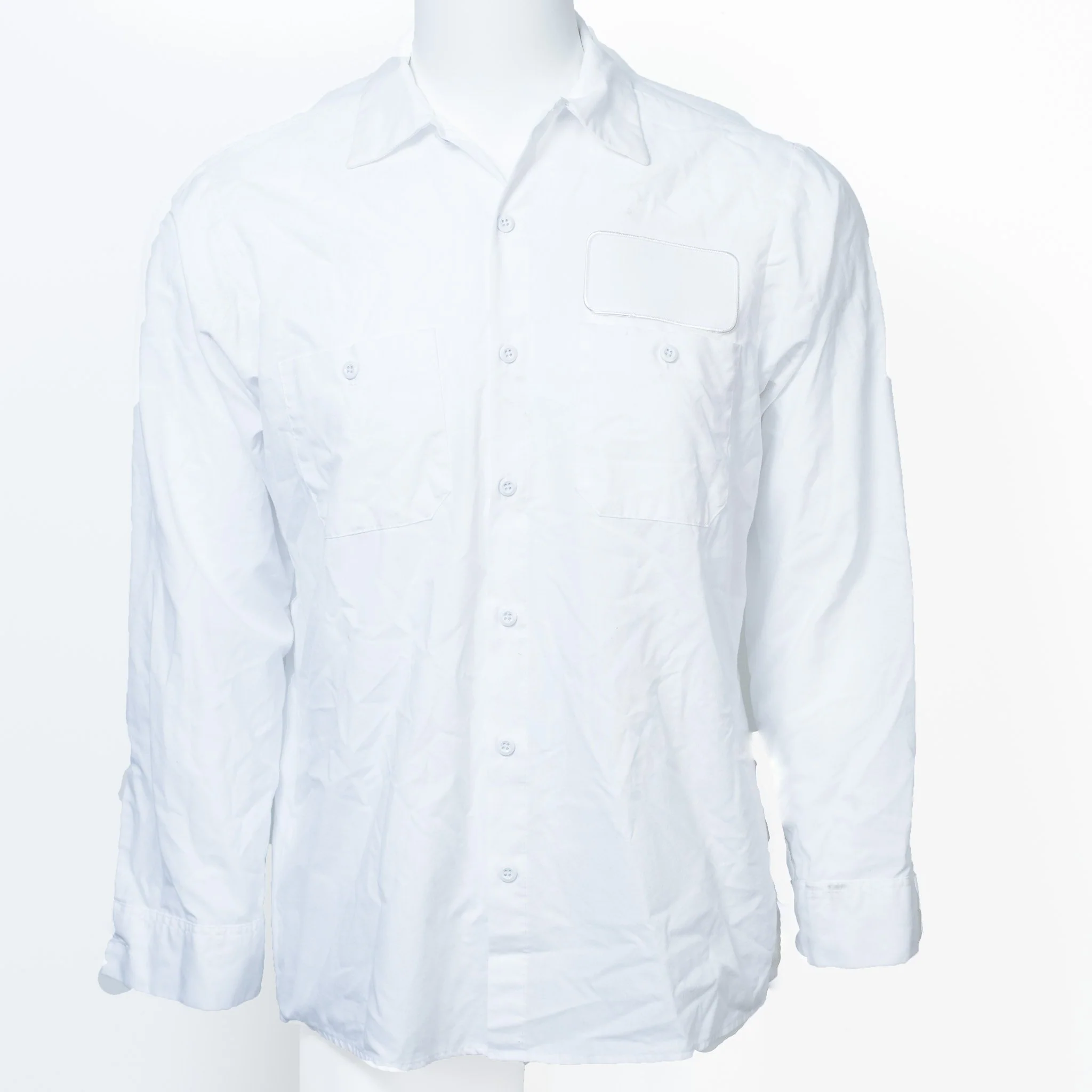 Used Standard Solid Color Work Shirt - Long Sleeve - Image 13