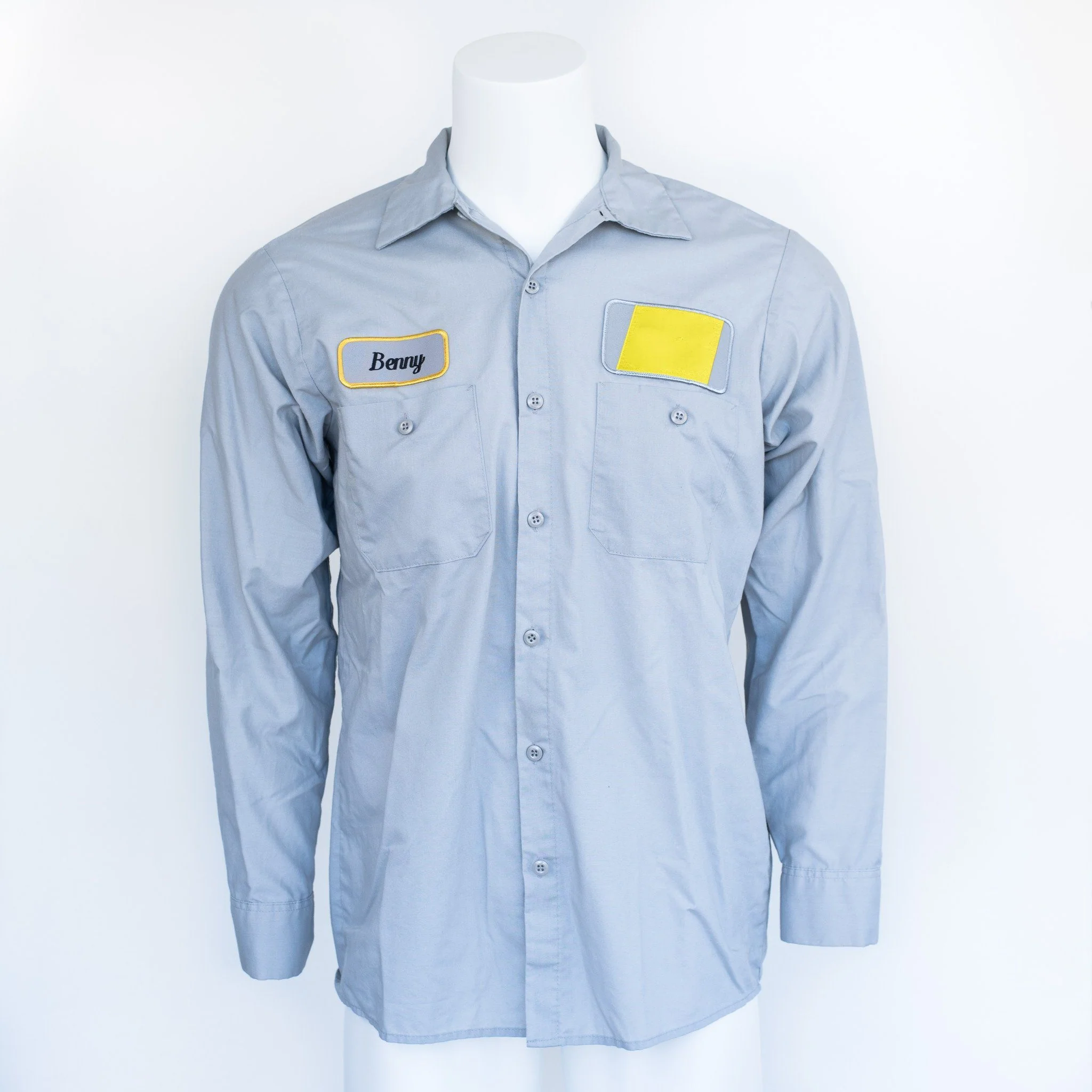 Used Standard Solid Color Work Shirt - Long Sleeve - Image 9