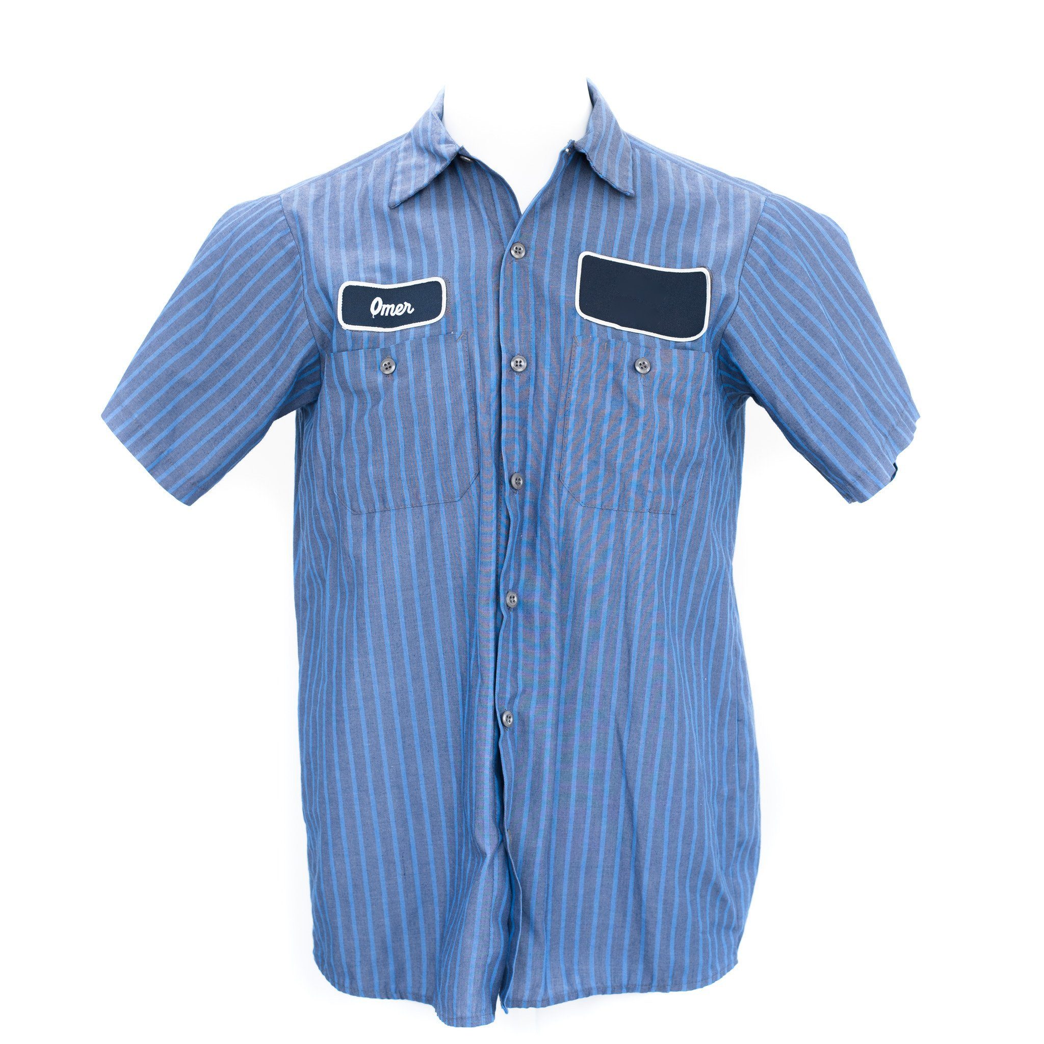 Used Standard Stripe Work Shirt - Short Sleeve - Image 3