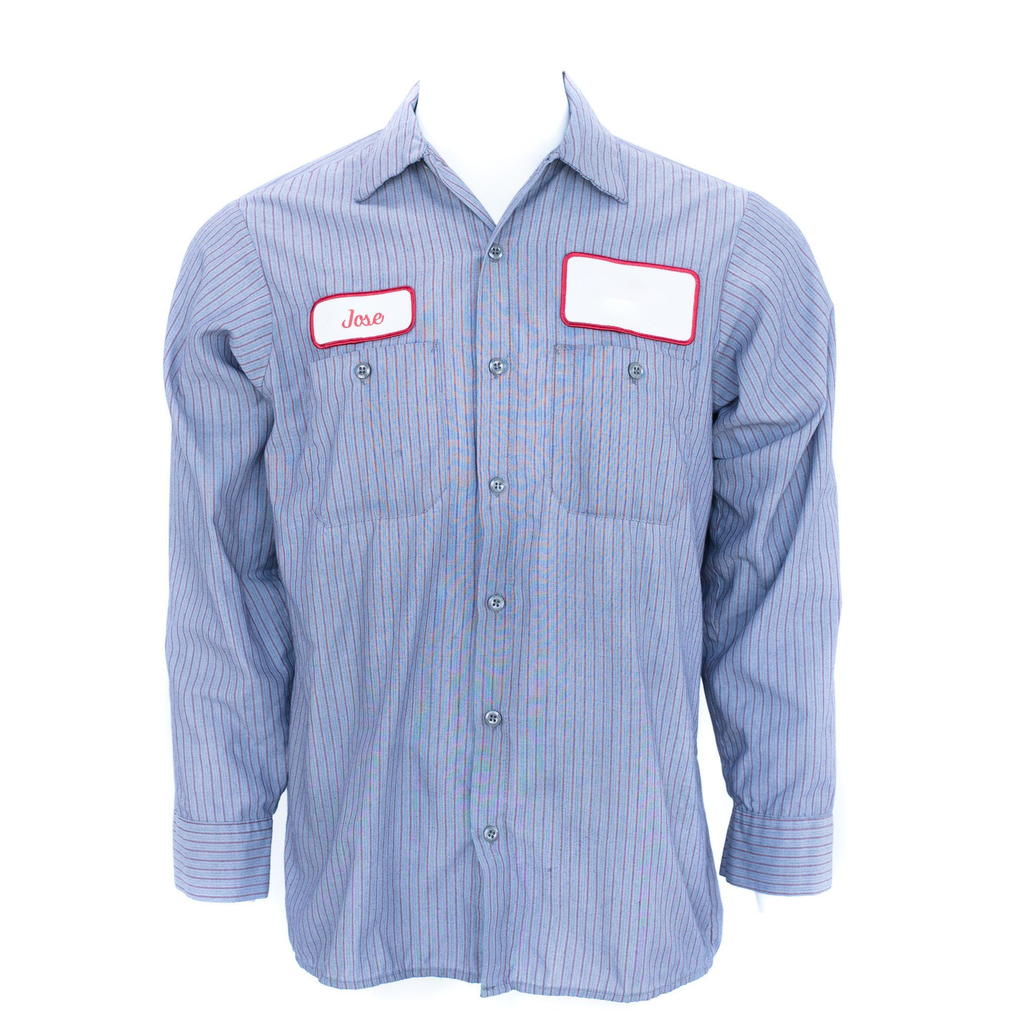 Used Standard Stripe Work Shirt - Long Sleeve - Image 4