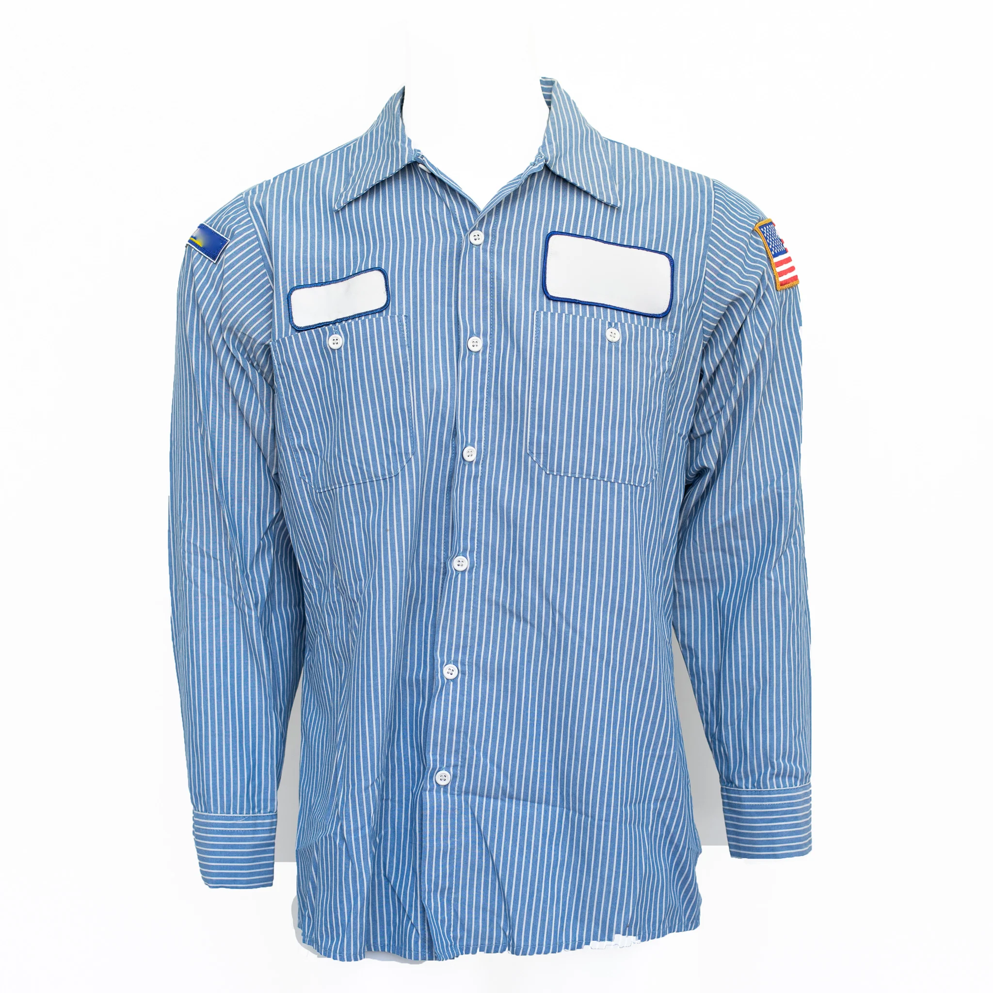 Used Standard Stripe Work Shirt - Long Sleeve - Image 8