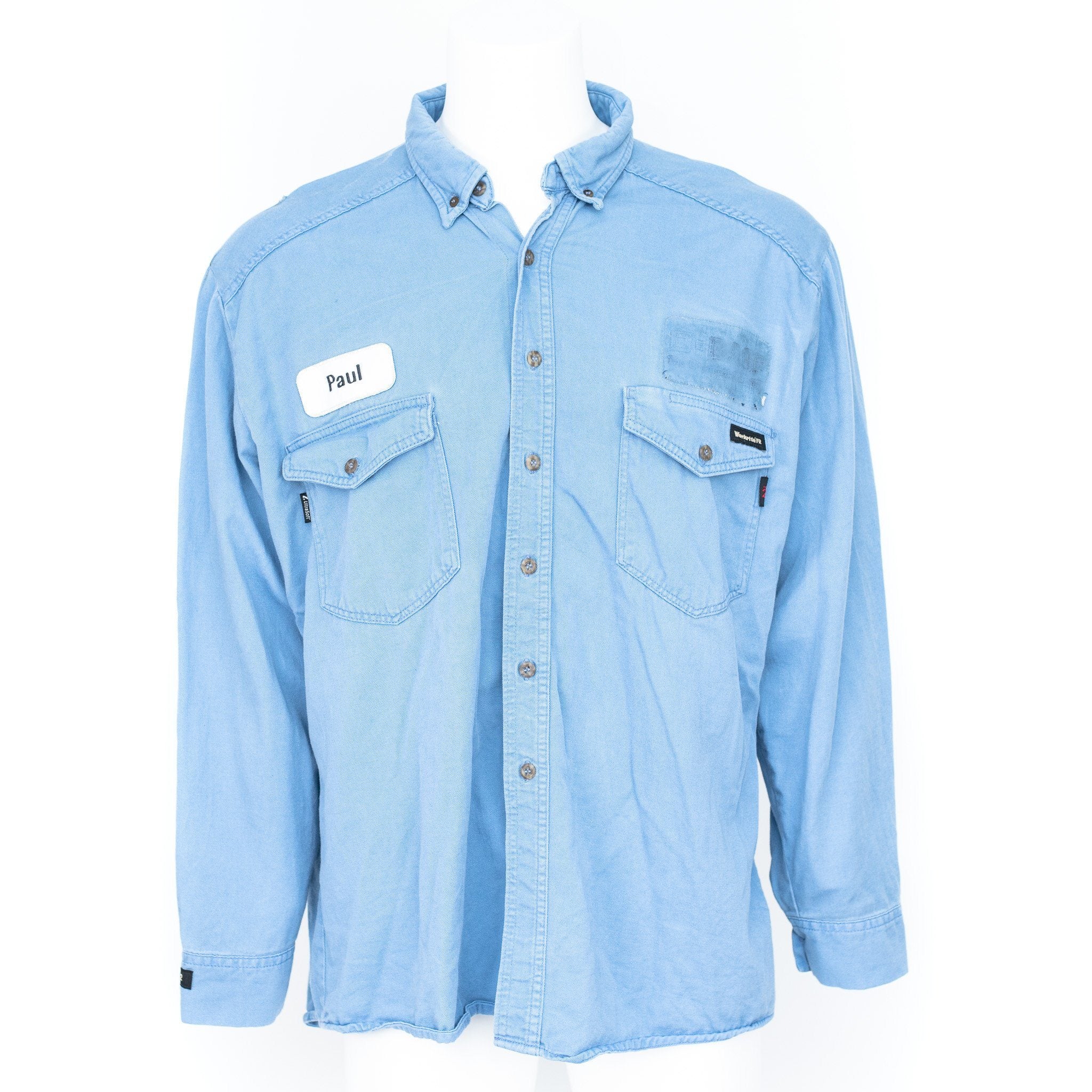 Used B-Grade Flame Resistant Work Shirt Long Sleeve - Mixed Colors - Image 4