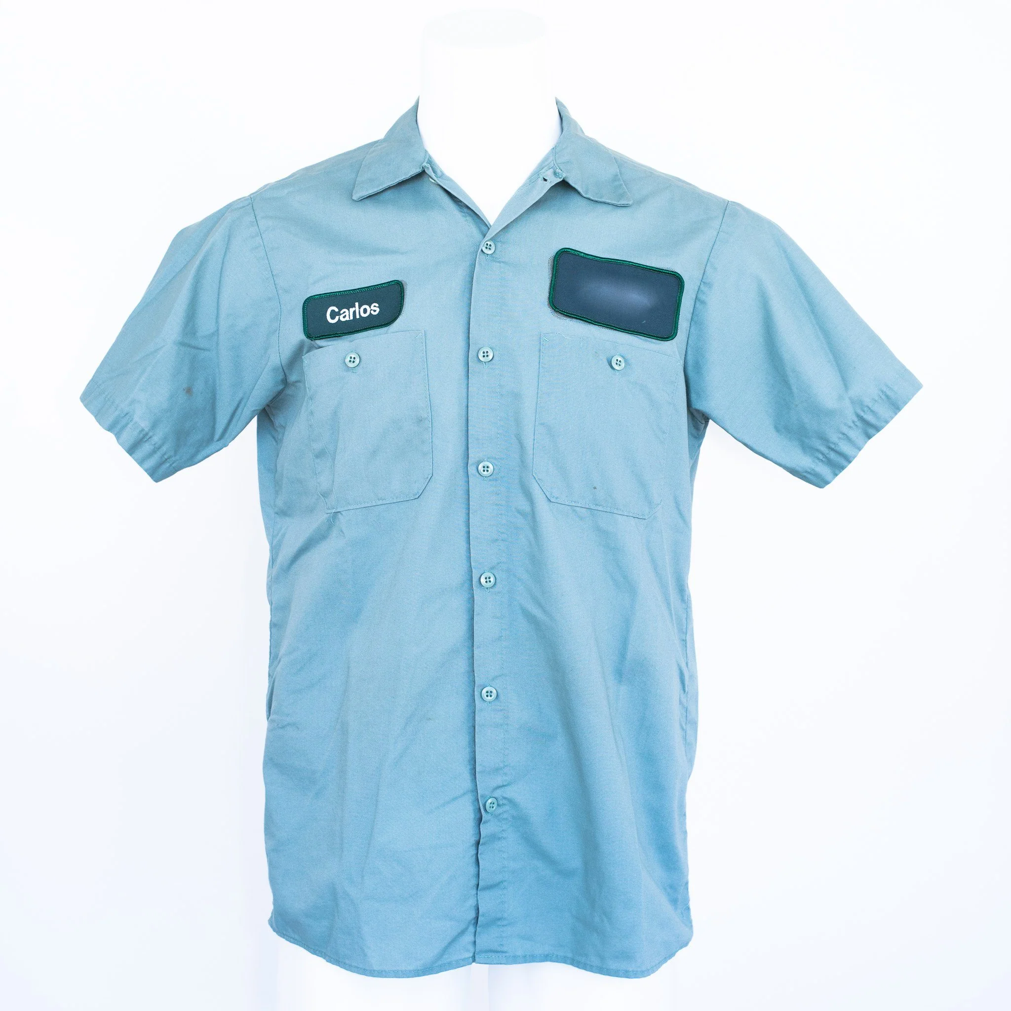 Used B-Grade Standard Solid Color Work Shirt Short Sleeve - Mixed Colors - Image 4