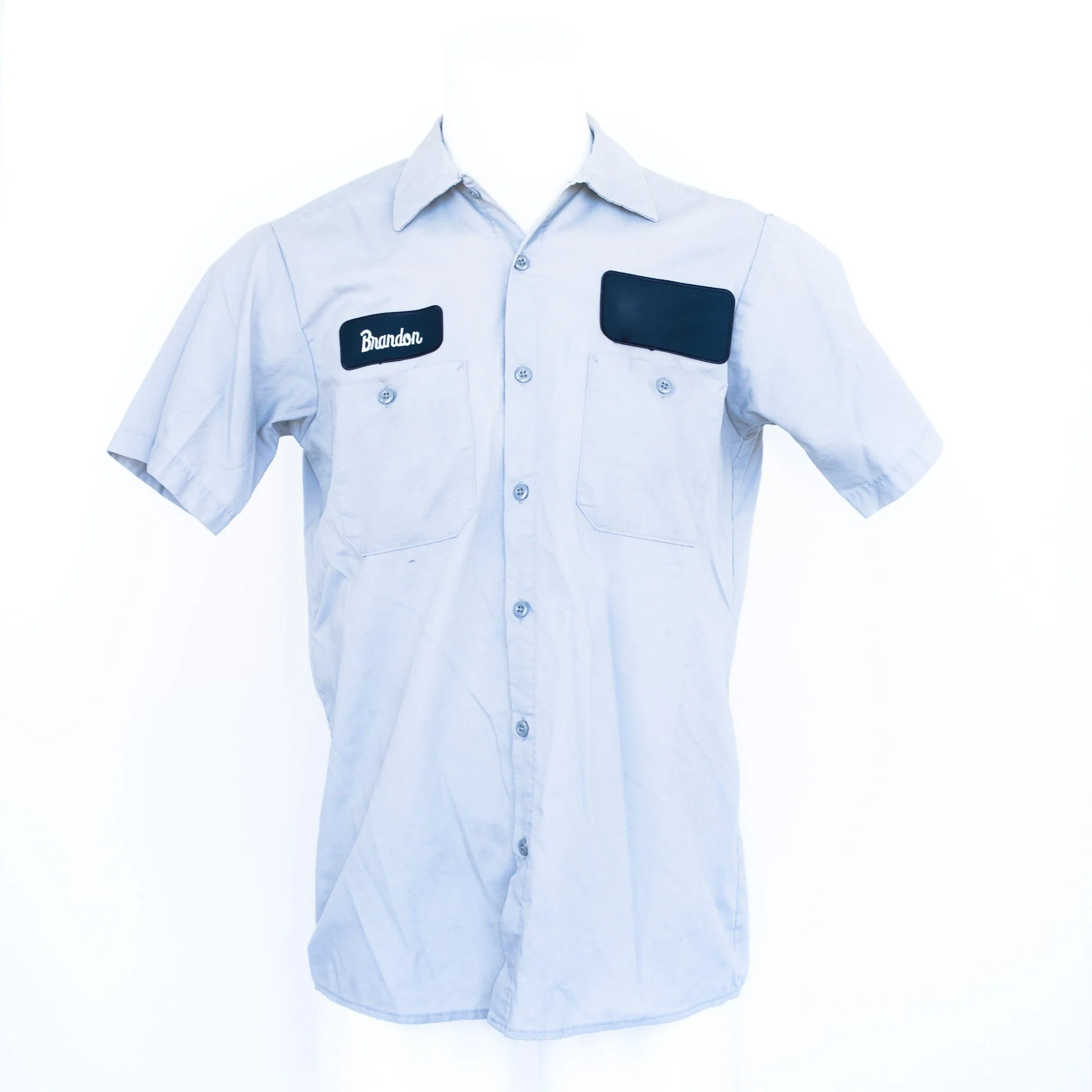 Used B-Grade Standard Solid Color Work Shirt Short Sleeve - Mixed Colors - Image 5