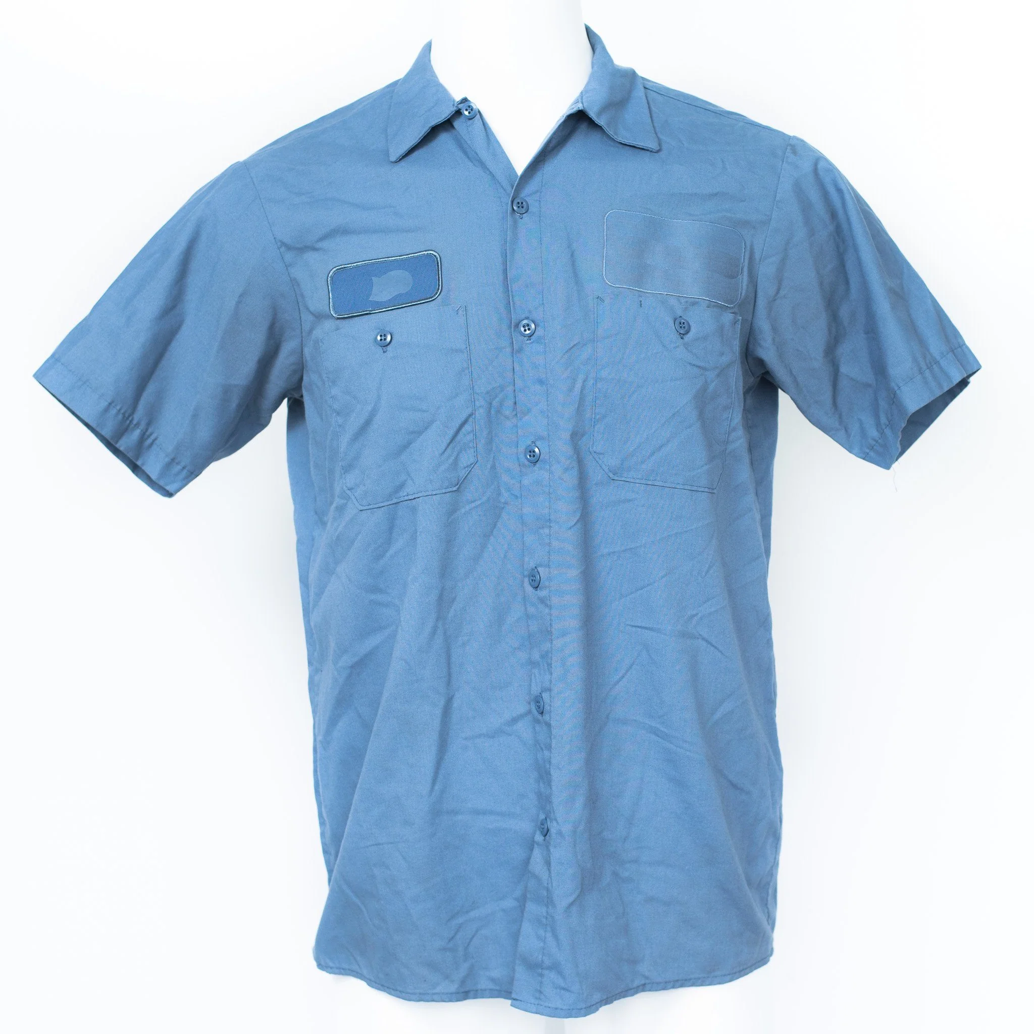 Used Standard Solid Color Work Shirt - Short Sleeve - Image 10
