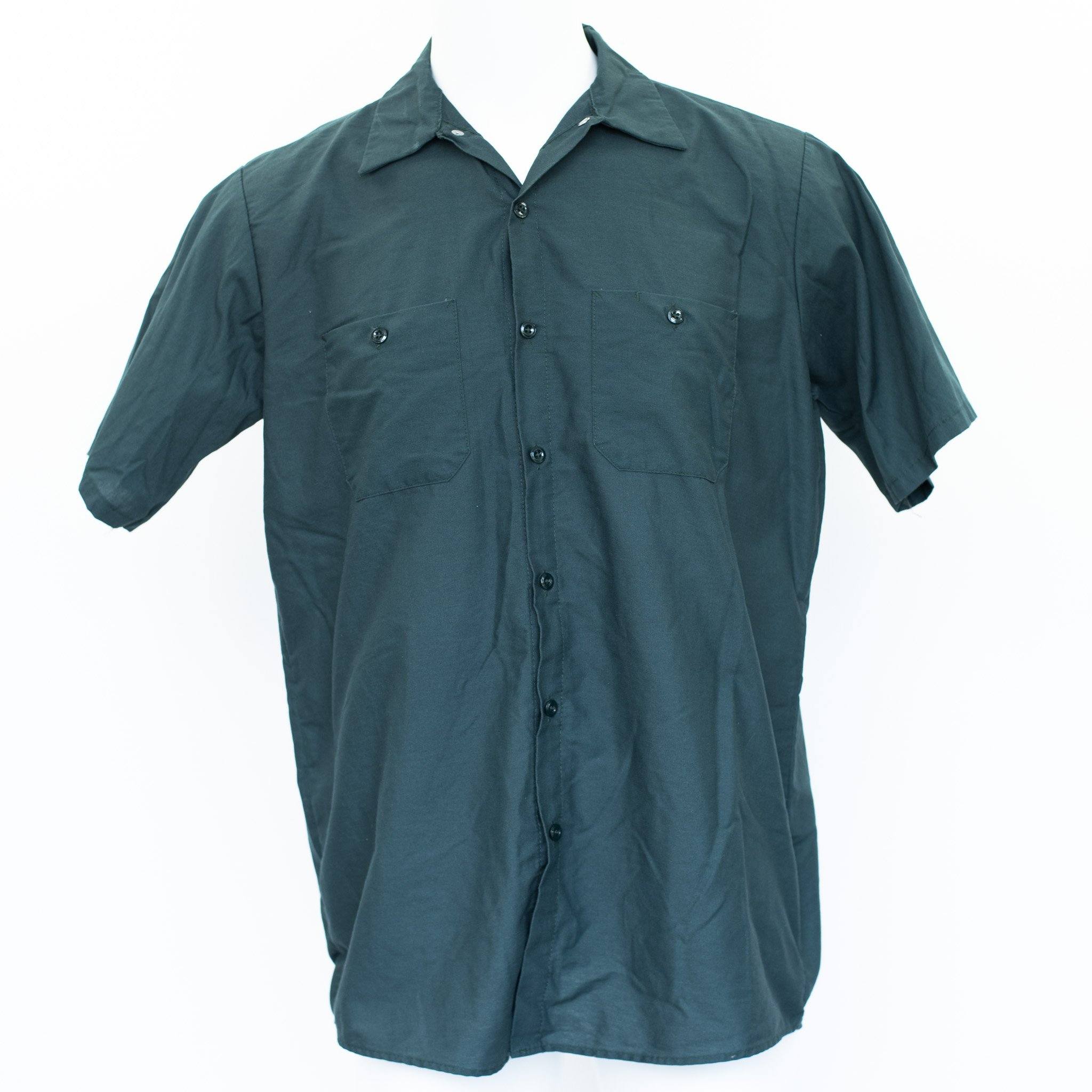 Used Standard Solid Color Work Shirt - Short Sleeve - Image 12